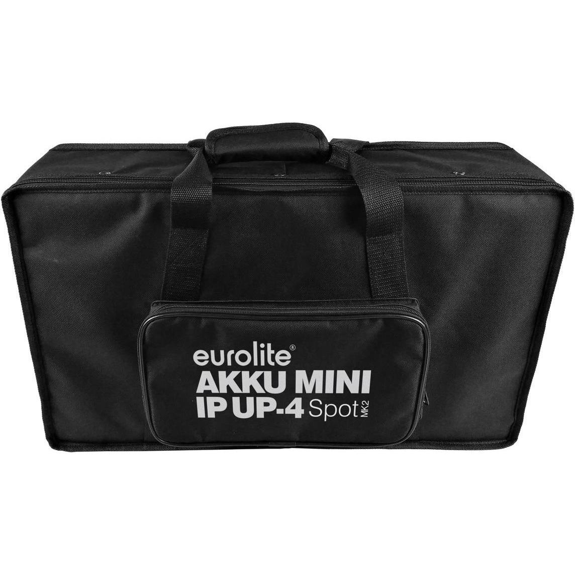 Eurolite Tasche für 6x AKKU Mini IP UP-4 QCL Spot MK2, Studiokoffer + Studiotasche