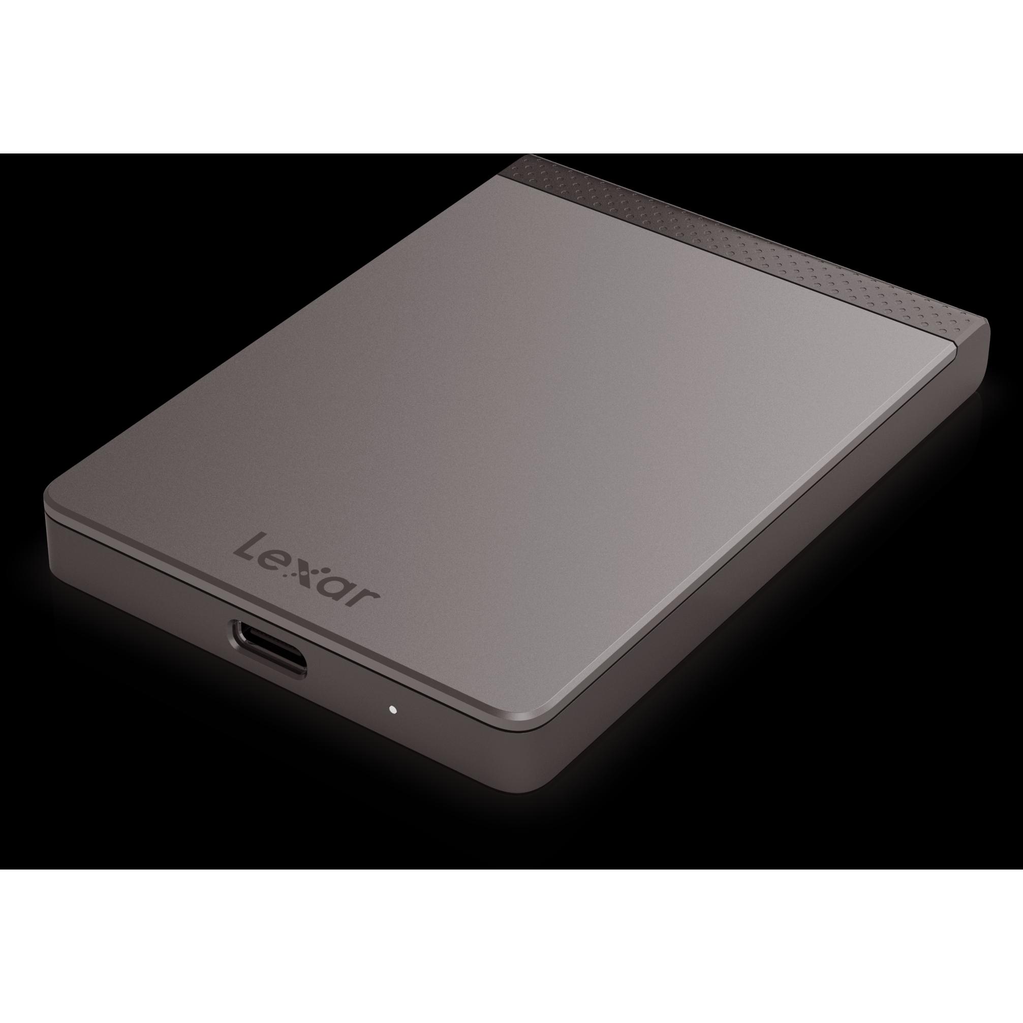 Lexar SL200 1000 GB (1000 GB), Externe SSD, Grau