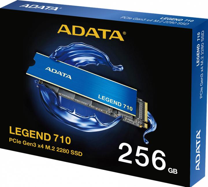 Actual product image Adata SSD 256GB LEGEND 710 M.2 PCI3 M.2 2280 (256 GB, M.2 2280)