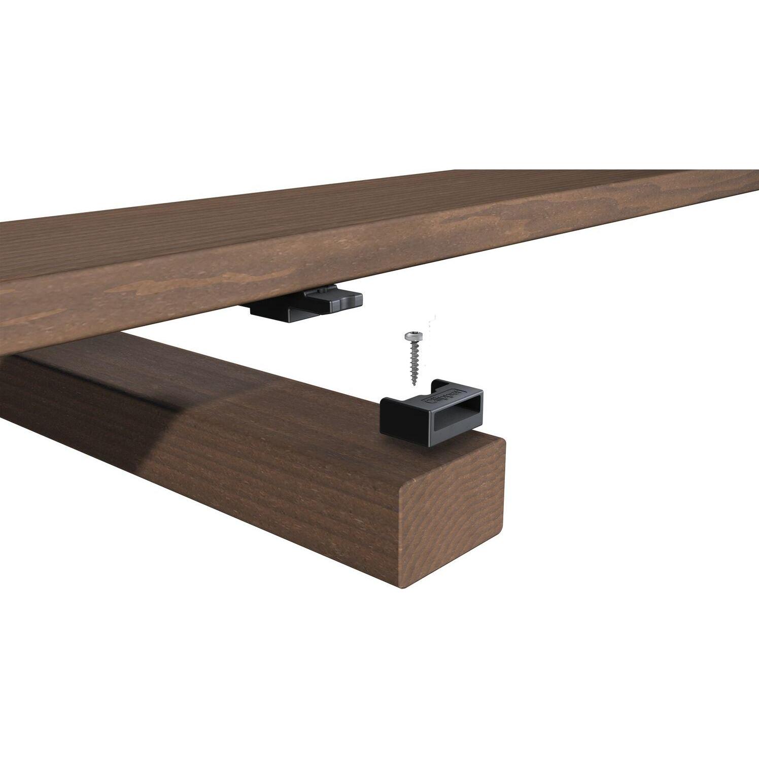 Thumbnail - Karle und Rubner, Gartenbodenbelag, Clipperstart fr Alu- und Holz-Unterkonstruktion mit Schraube C1 4,0x30 mm, Pack = 20...