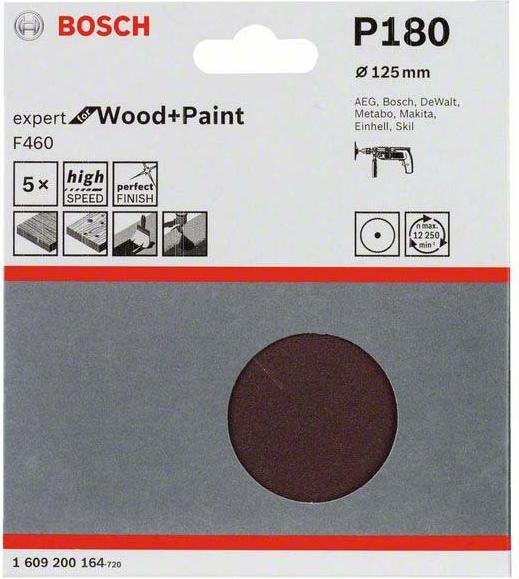 Actual product image Bosch Professional Zubehör PRO F460 sanding sheet, 125 mm, G180 (180)