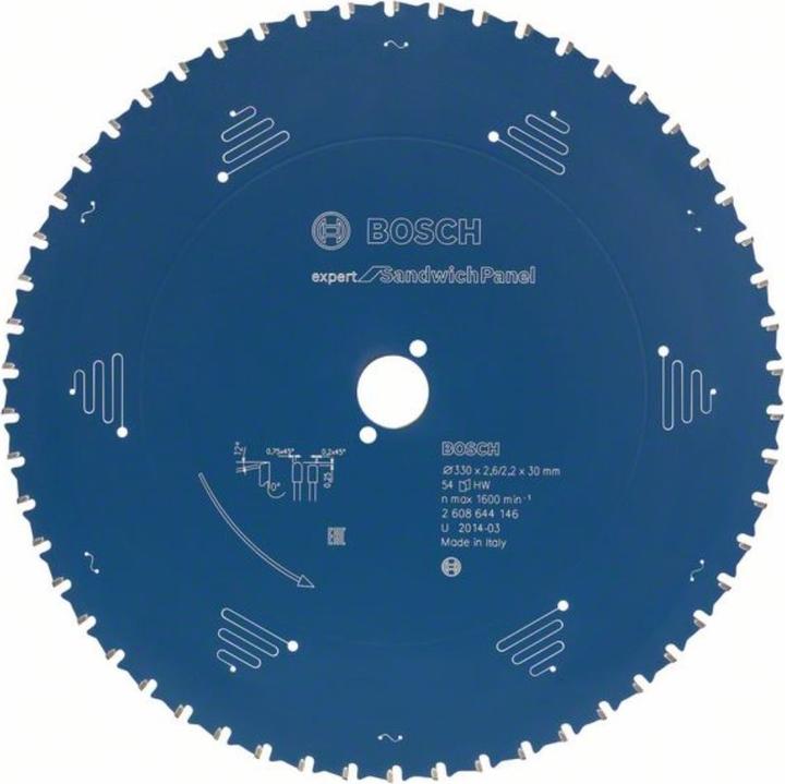 Produktbild Bosch Professional Zubehör Kreissägeblatt Expert for Sandwich Panel, 240 x 30 x 2,6 mm, 48