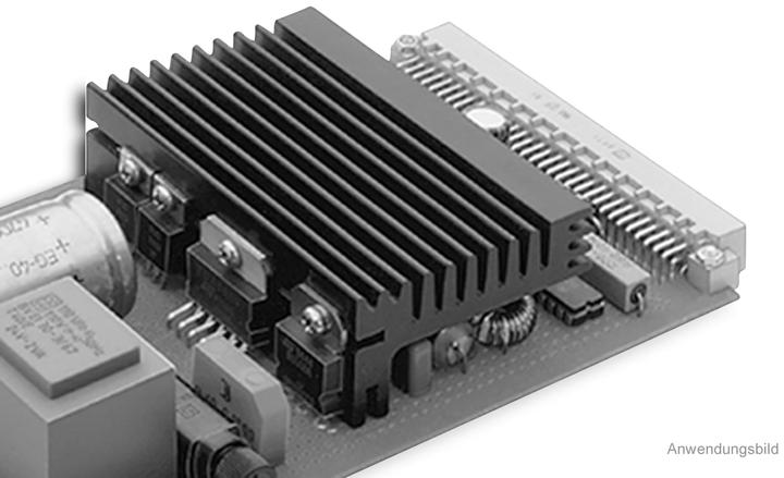 Fischer Elektronik Kühlkörper, SK 96 50 SA, Profilkühlkörper, schwarz, Aluminium