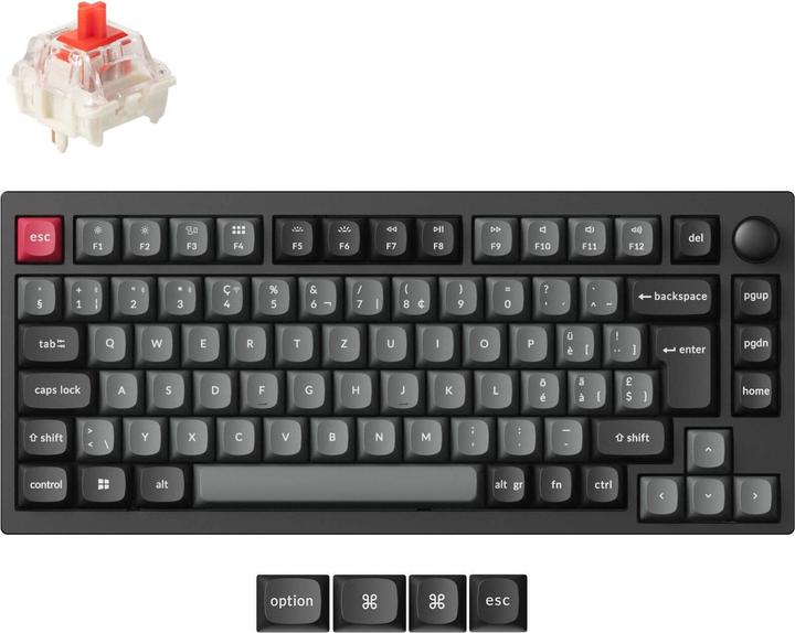 Actual product image Keychron Lemokey P1 Pro (Swiss, Cable, Wireless)