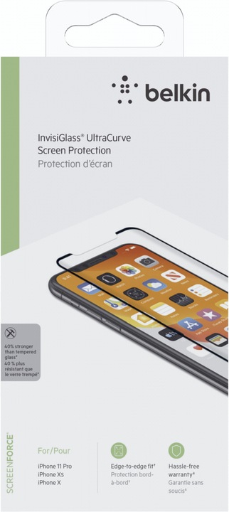 Produktbild Belkin Screenforce Invisiglass Ultra Curve (1 Stück)