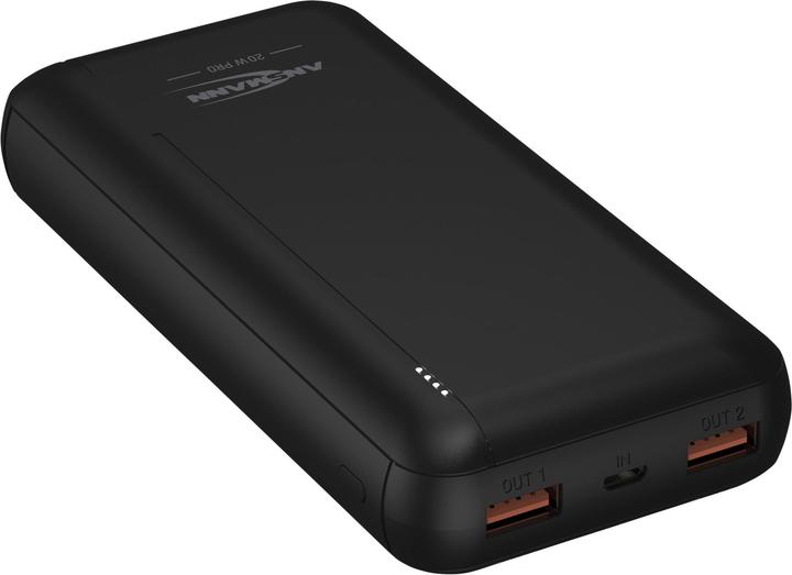 Actual product image Ansmann Powerbank 20.000 mAh PB320PD USB-C On/Offg (20000 mAh, 20 W, 74 Wh)