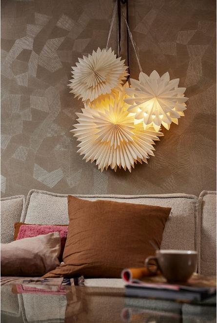 Produktbild Lumineo LED-Stern - Papier - weiss - ca. 40 cm