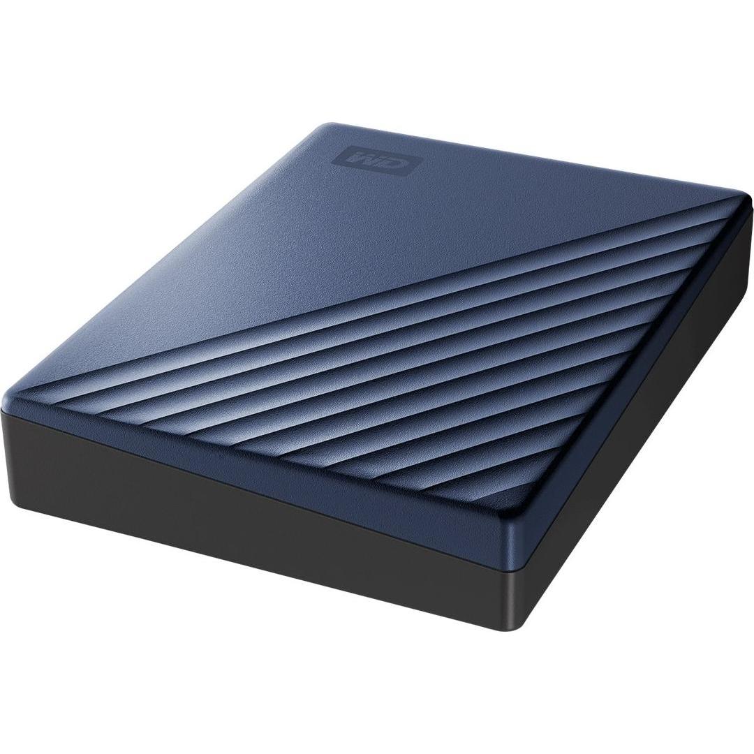 WD My Passport Ultra (5 TB), Externe Festplatte, Blau