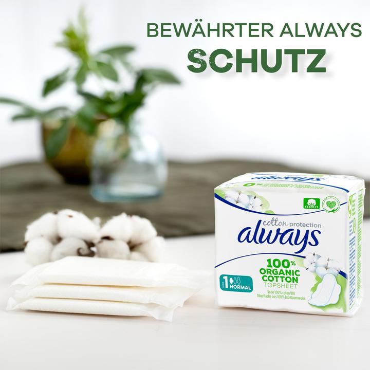 Produktbild Always Cotton Protection (54 x, Damenbinden)