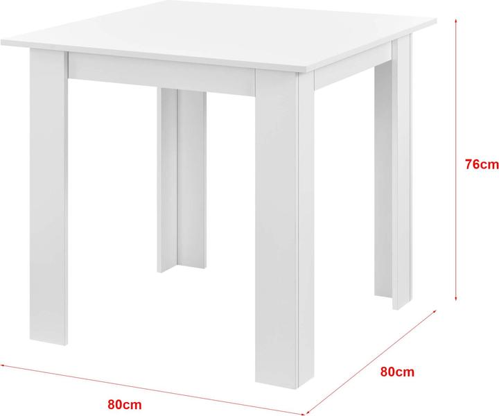 Produktbild En.Casa Algermissen (80 x 80 x 76 cm)