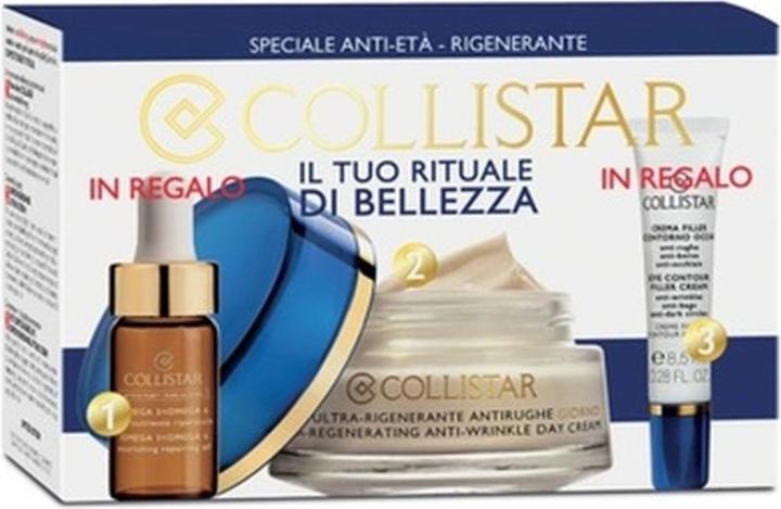 Image du produit Collistar Set anti-âge ultra-régénérant - Crème de jour anti-rides et crème de comblement du contour des yeux (Kit de soins du visage)