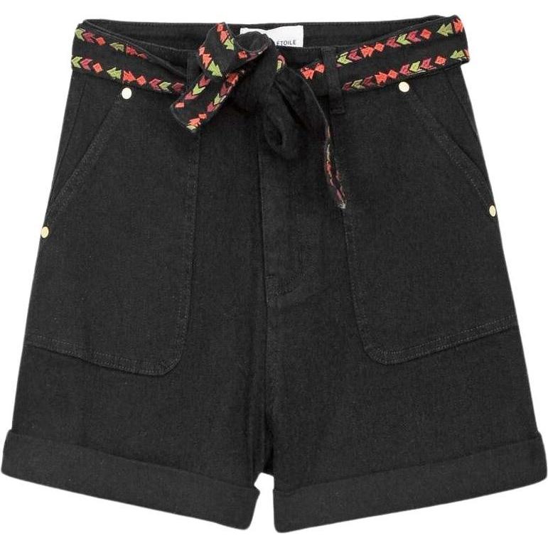 La Petite Étoile, Damen, Shorts, shorts für damen soeli, Schwarz, (38)