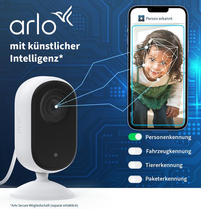 Actual product image Arlo Bundle Essential 2K Indoor 1-cam + ESSENTIAL 2 Video Doorbell 2K With Chime V2 BNDL (1920 x 1080 Pixels)