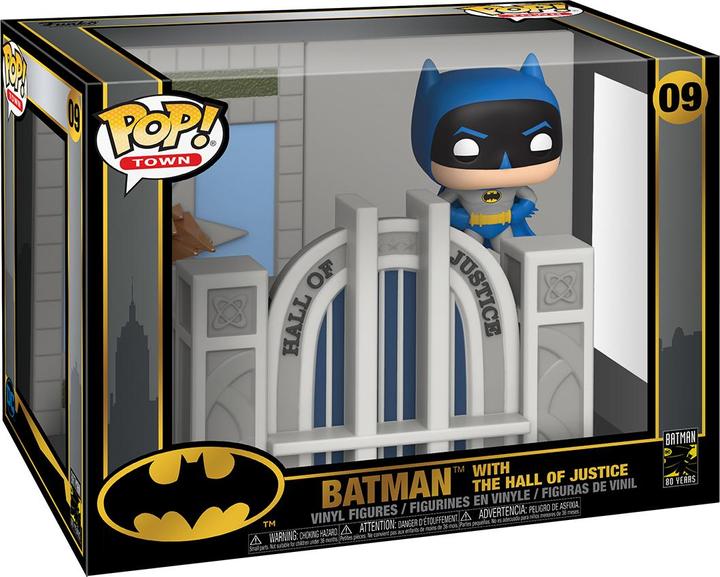 Immagine prodotto Funko POP! - Batman 80th: Batman & Hall of Justice