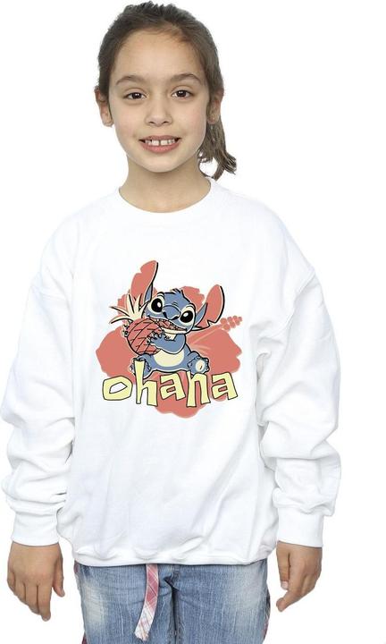 Produktbild Disney Lilo And Stitch Ohana Pineapple Sweatshirt Mädchen (140, 146)