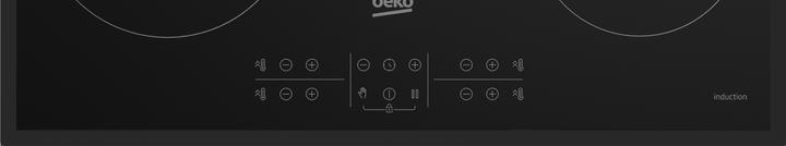 Productafbeelding Beko Kookplaat HII64205MTB (58 cm, Inductiekookplaat)