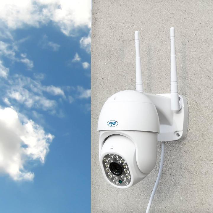 Image du produit PNI Caméra de surveillance sans fil 4MP, zoom numérique, détection de mouvement, enregistrement