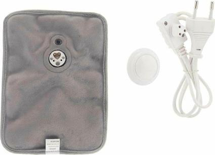 Actual product image Gift Electric hot water bottle hands grey plastic 380 W velvet (12 pieces) (Electric bed bottle)