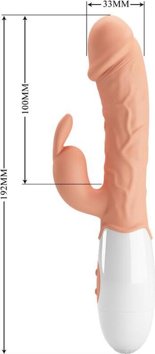 Actual product image Pretty Love Easter Bunny Vibrator With Stimulator