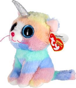 Actual product image Ty Cat Heather with unicorn (15 cm)