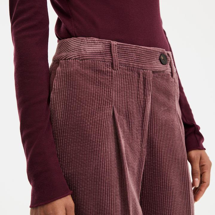Actual product image La Redoute Collections Weite Cordhose mit Bügelfalte (Frequency band 38 (2600 MHz))