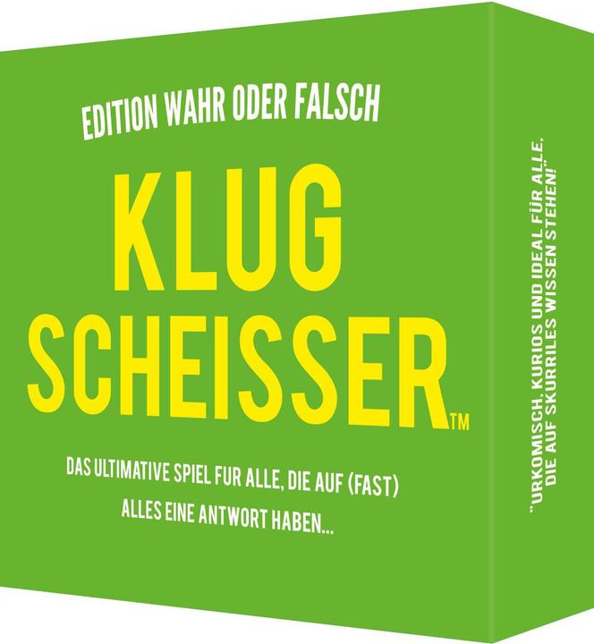 Actual product image Klugscheisser - True or False Edition (German)