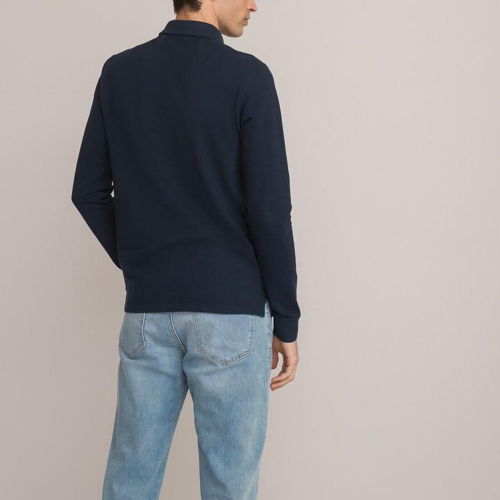 Produktbild La Redoute Collections Langärmeliges Poloshirt (XL)