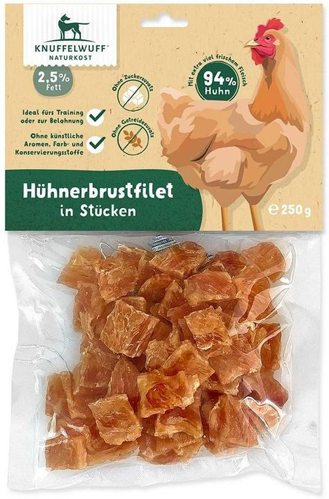 Image du produit Knuffelwuff Snack Hühnerbrustfilet Stückchen 250 g (Adulte, 250 g)