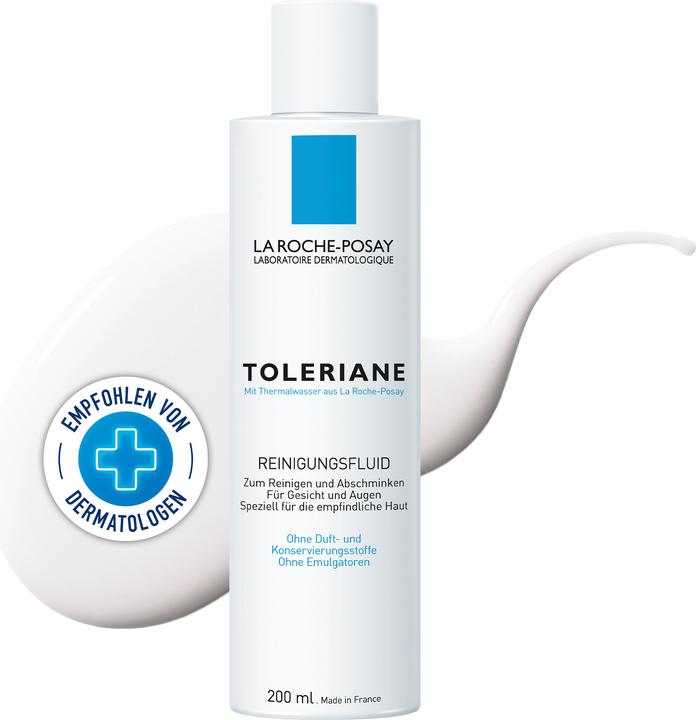 Produktbild La Roche Posay Toleriane Reingungsfluid Gesichtsreinigung für empfindliche, trockene Haut (Make-Up Entferner, 200 ml)