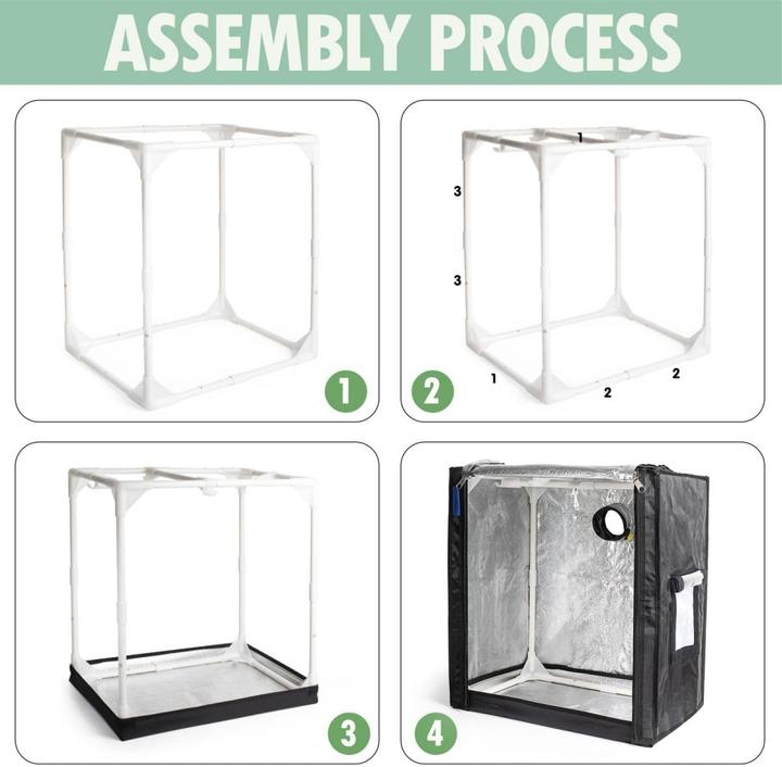 Image du produit Potlab Mini-Growzelt für Indoor-Pflanzen (48x35x55 cm)
