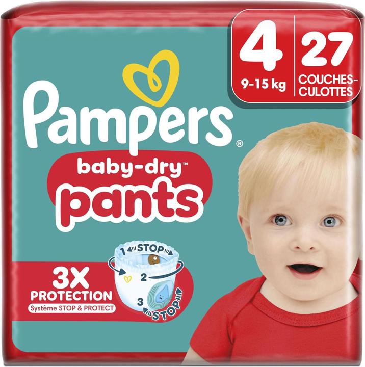 Produktbild Pampers Pants (Gr. 4, Tragepack, 27 Stk.)