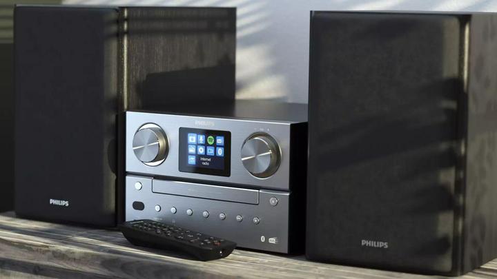 Image du produit Philips TAM8905/10 (Spotify Connect, Bluetooth, WiFi, Lecteur de CD, 1x 100 W)