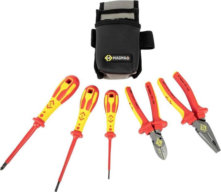 Actual product image C.K Magma Tool bag with tools, 6 pieces (6 pieces)