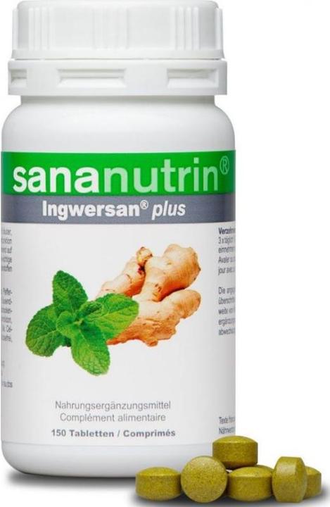 Actual product image Sananutrin Ingwersan plus Tablette (150 Piece, Pills, 110 g)