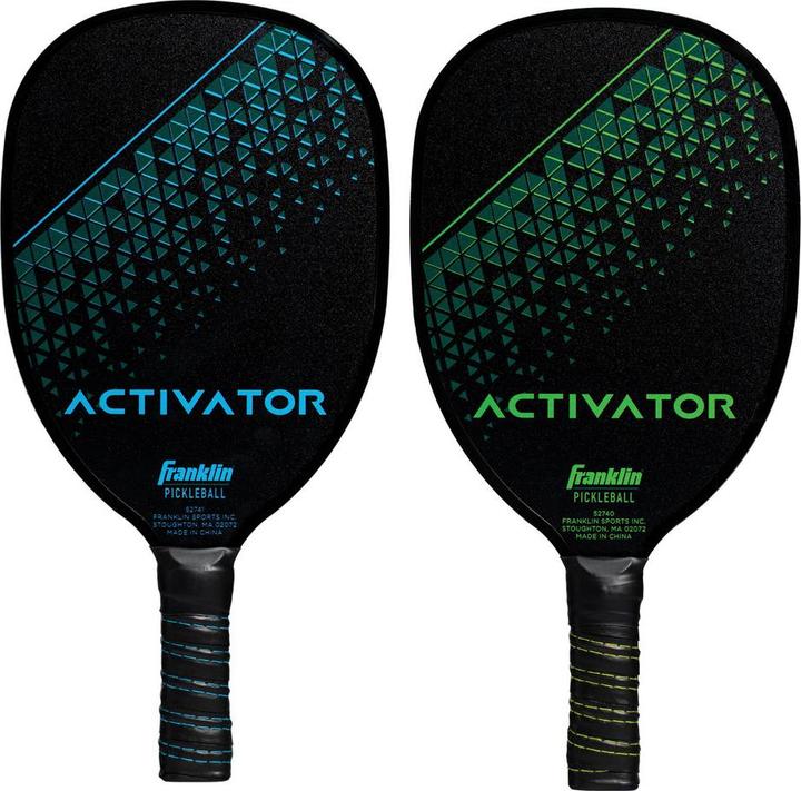 Actual product image Franklin Pickleball racket Activator green