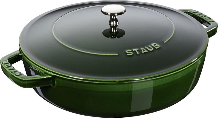 Staub Bräter Chistera Drop (24 cm, Bräter + Schmortopf, Gusseisen)