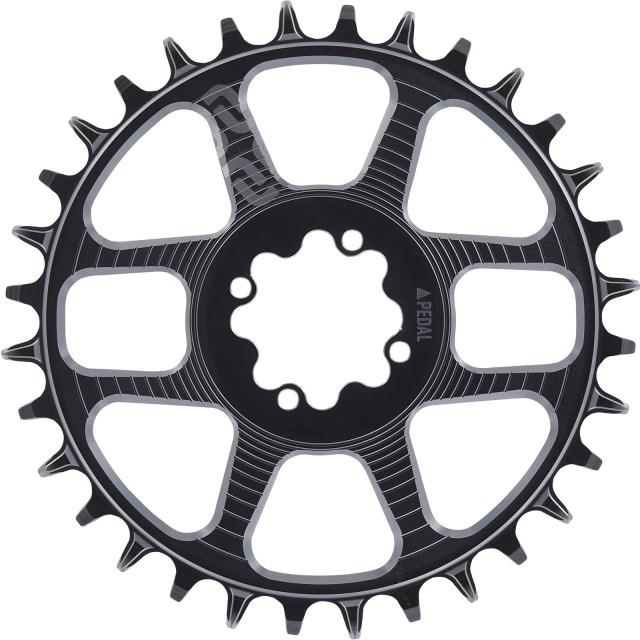 Produktbild e*13 Helix Race Kettenblatt, 34 Z, 3mm Offset, 8-loch, 11/12-fach, black (34)