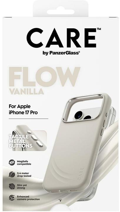 Actual product image PanzerGlass CARE by Feature FLOW Case Vanilla w. MagSafe iPhone 17 Pro (Apple iPhone 17 Pro)