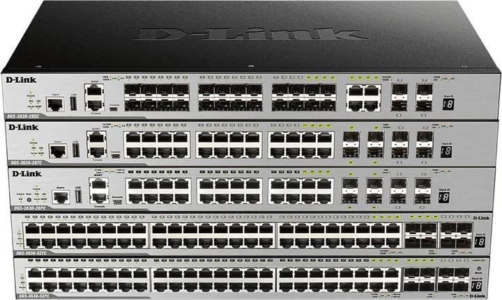Produktbild D-Link 28-PORT LAYER 3 GB STACK SWITC (20 Ports)