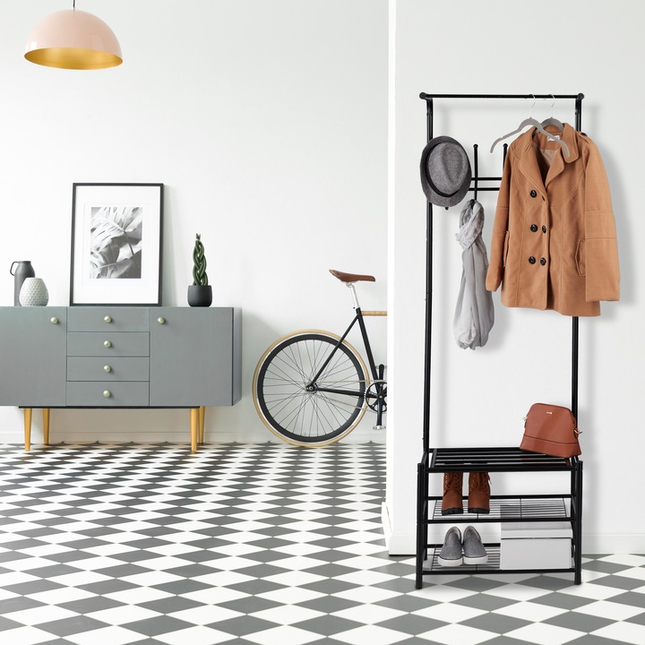 Image du produit Relaxdays Porte-manteaux design sur pied