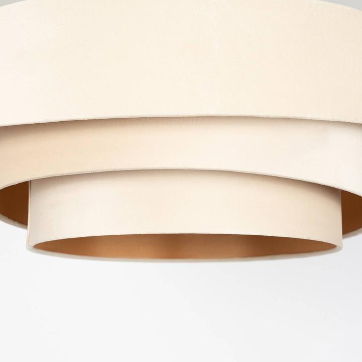 Produktbild Lindby Jusari Deckenlampe aus Textil, weiss (E27)
