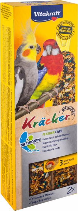 Vitakraft Cracker Feather Care 2er for large parakeets (2x, 0.18 kg)