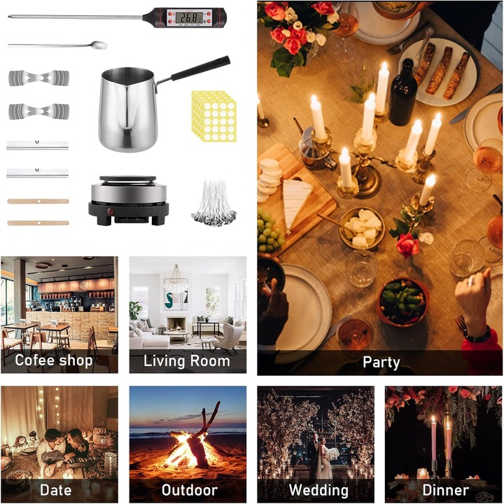 Actual product image Ryunq Candle making kit