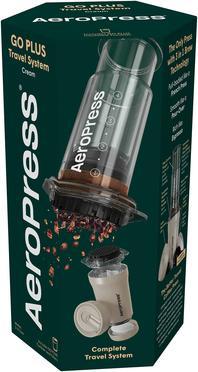 Image du produit Aeropress Go Plus - Zaparzacz do kawy z kubkiem termicznym kremowy