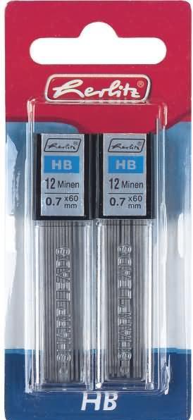 Actual product image Herlitz Mechanical pencil leads (1 Piece, Black, 0.00 mm)