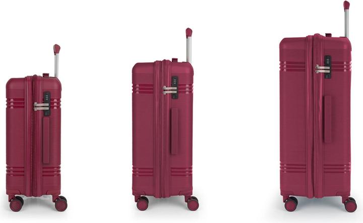 Image du produit Gabol Saori Ensemble de valises à 4 roulettes 3 pièces avec soufflet extensible (220 l, XL (à partir de 115l))