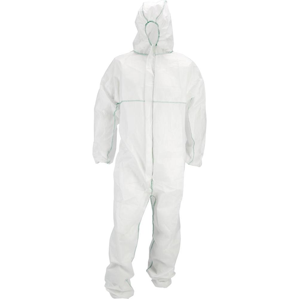 Fortis, Arbeitsjacke, Einwegschutzanzug Comfort, weiss, Grösse L (L)