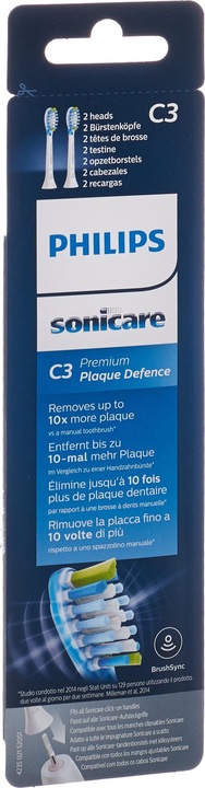 Actual product image Philips Sonicare C3 Premium Plaque Defence (2 x)