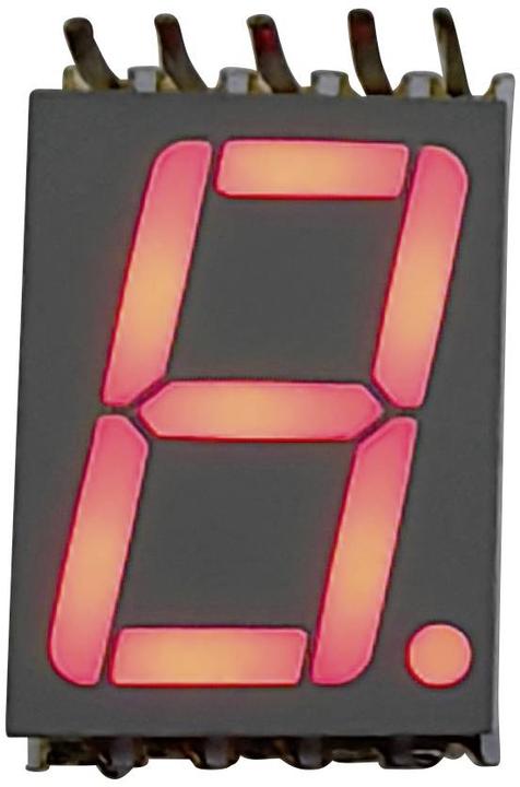 Produktbild Tru Components SMD-LED Rot 13 mcd Einzelziffer-Display