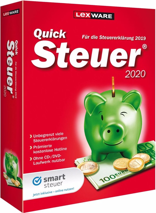 Actual product image Lexware QuickTax 2020 (1 User, 12 months)